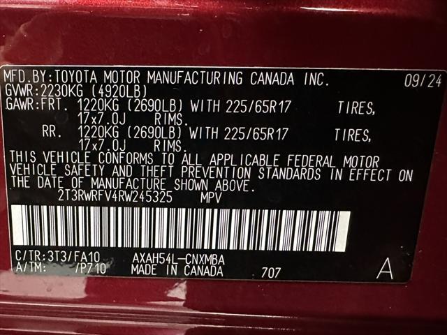 used 2024 Toyota RAV4 Hybrid car, priced at $34,995