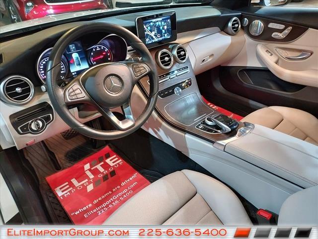 used 2018 Mercedes-Benz C-Class car, priced at $29,887