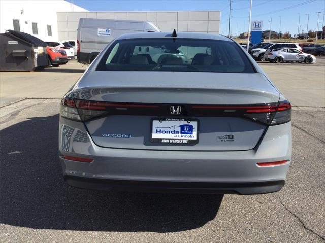 new 2025 Honda Accord car, priced at $32,110