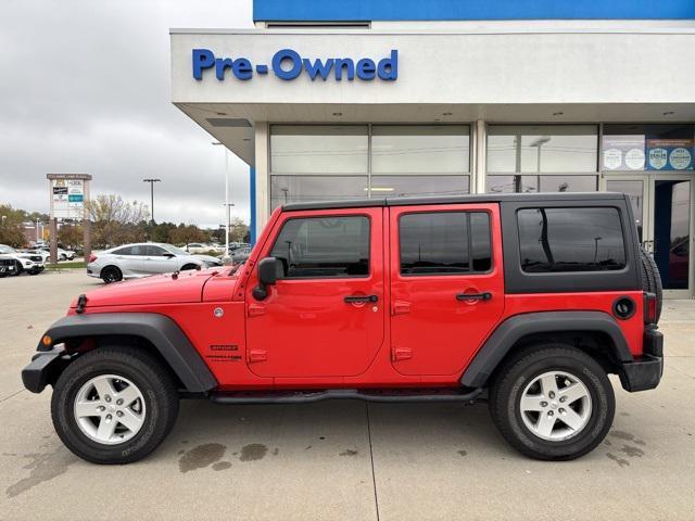 used 2018 Jeep Wrangler JK Unlimited car, priced at $24,971