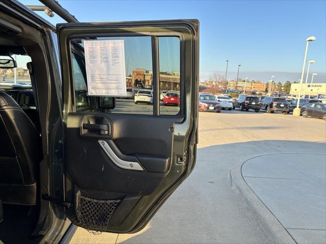 used 2015 Jeep Wrangler Unlimited car, priced at $22,400