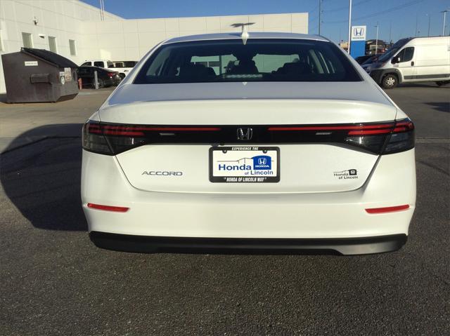 new 2024 Honda Accord car, priced at $29,445