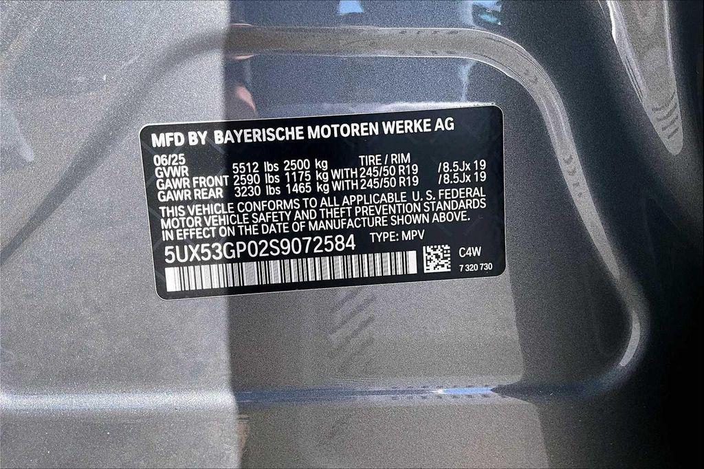 new 2025 BMW X3 car, priced at $54,620