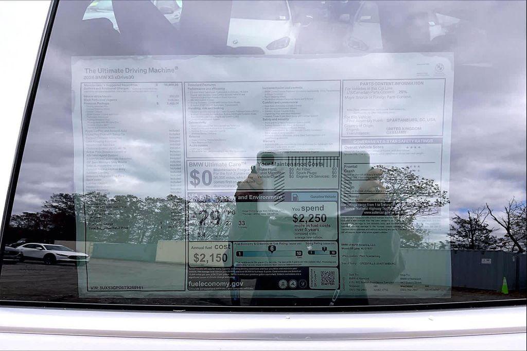 new 2026 BMW X3 car, priced at $56,840