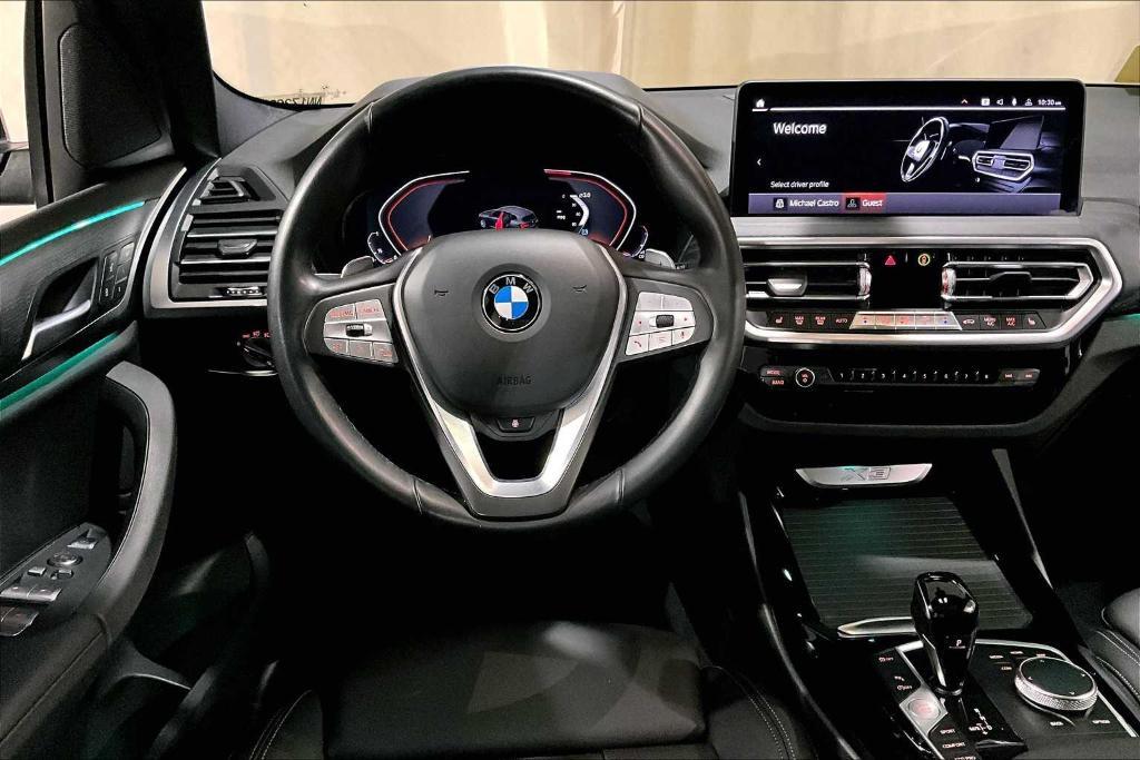 used 2022 BMW X3 car, priced at $37,987