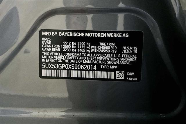 new 2025 BMW X3 car, priced at $56,185
