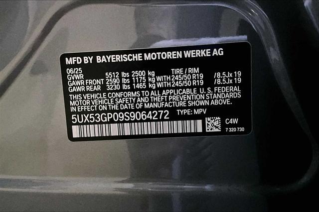 new 2025 BMW X3 car, priced at $55,610