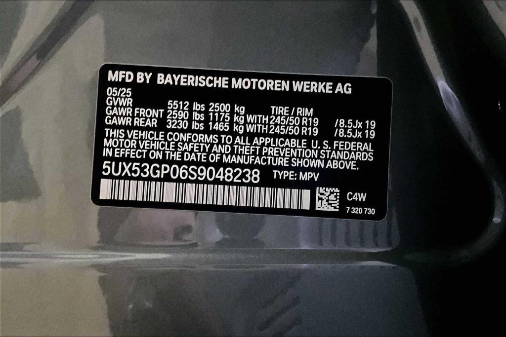 new 2025 BMW X3 car, priced at $55,410