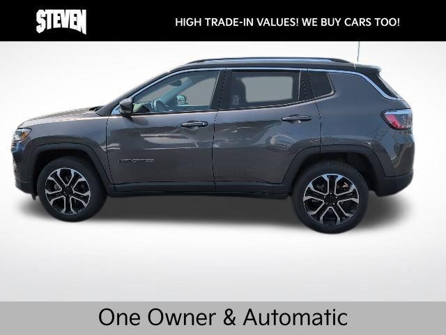 used 2022 Jeep Compass car, priced at $24,000