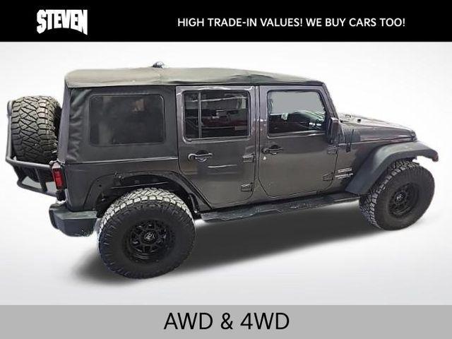 used 2017 Jeep Wrangler Unlimited car, priced at $21,000