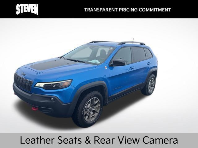 used 2022 Jeep Cherokee car, priced at $22,400