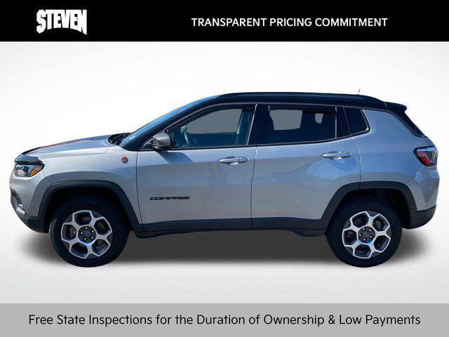 used 2022 Jeep Compass car, priced at $21,600