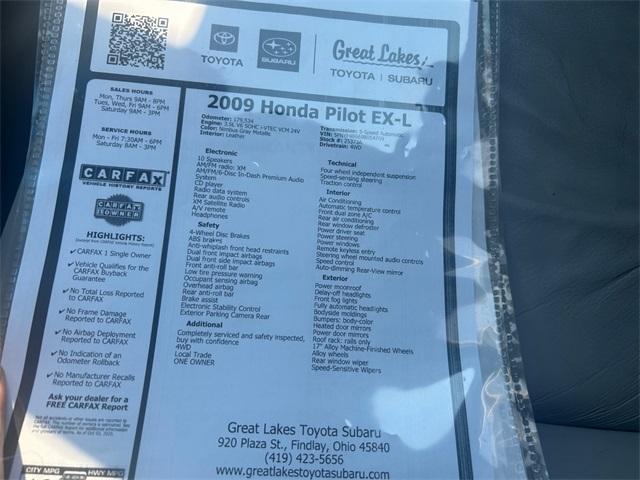 used 2009 Honda Pilot car, priced at $6,589