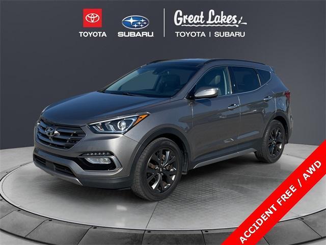 used 2017 Hyundai Santa Fe Sport car, priced at $13,255