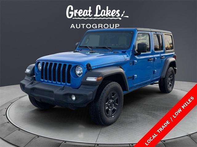 used 2024 Jeep Wrangler car, priced at $32,388