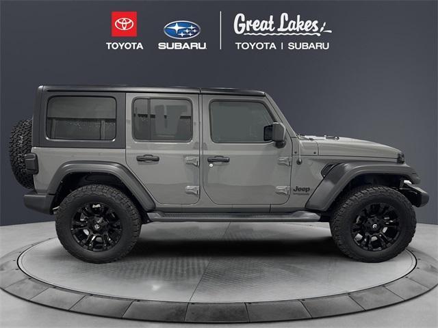 used 2021 Jeep Wrangler Unlimited car, priced at $30,022