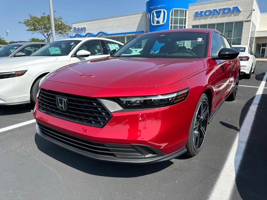 new 2024 Honda Accord Hybrid car, priced at $34,445