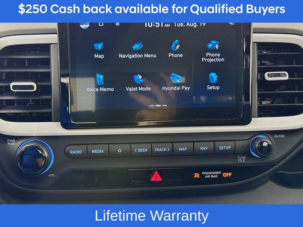 new 2025 Hyundai Venue car, priced at $23,387