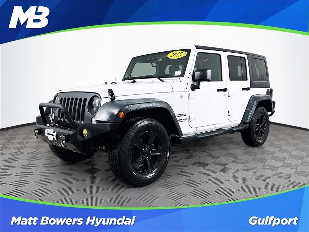 used 2015 Jeep Wrangler Unlimited car, priced at $12,980