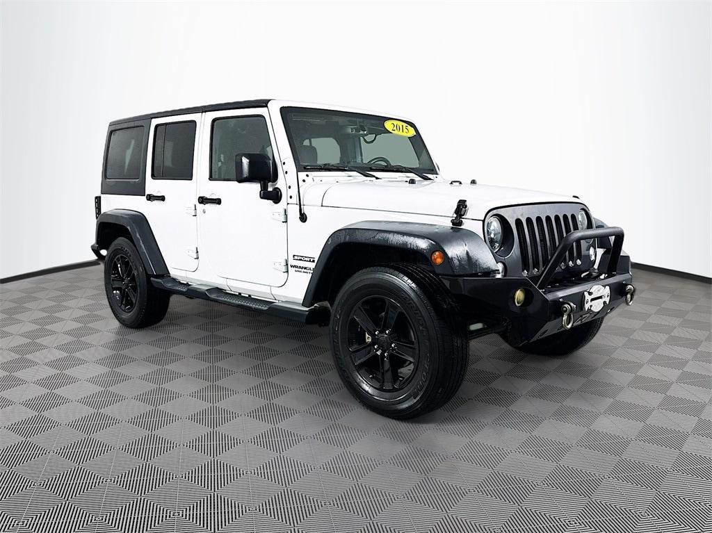 used 2015 Jeep Wrangler Unlimited car, priced at $12,980