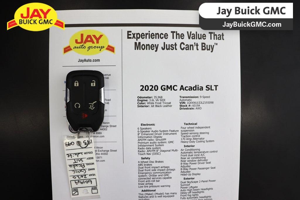 used 2020 GMC Acadia car, priced at $25,960