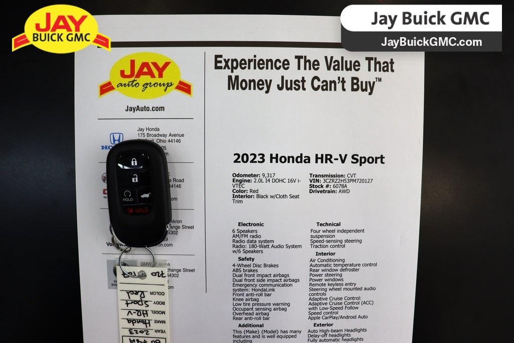 used 2023 Honda HR-V car, priced at $24,960