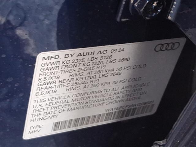 new 2024 Audi Q3 car, priced at $47,035