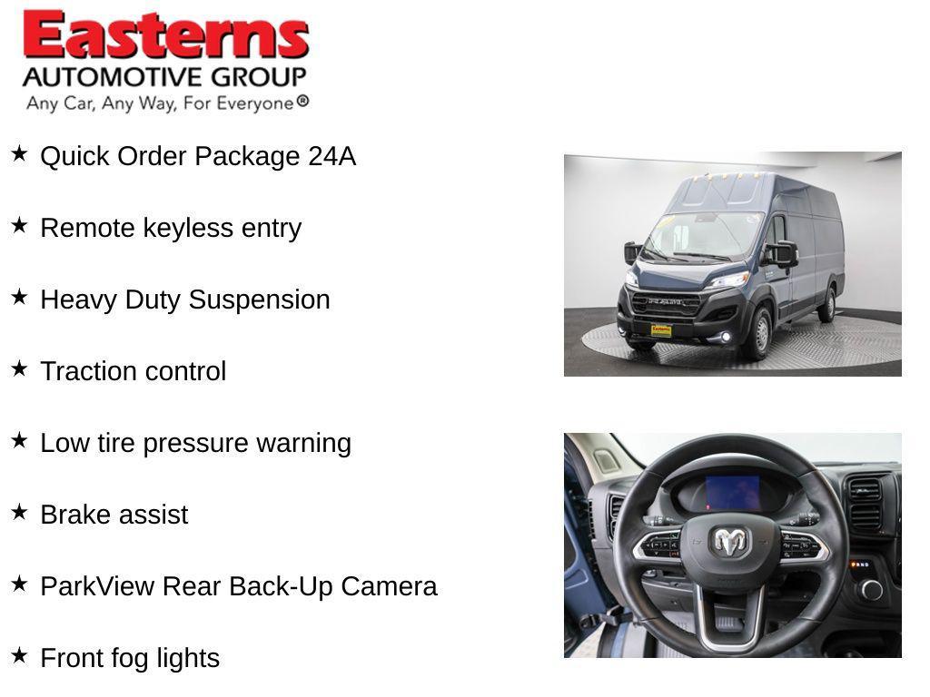 used 2024 Ram ProMaster 3500 car, priced at $27,950