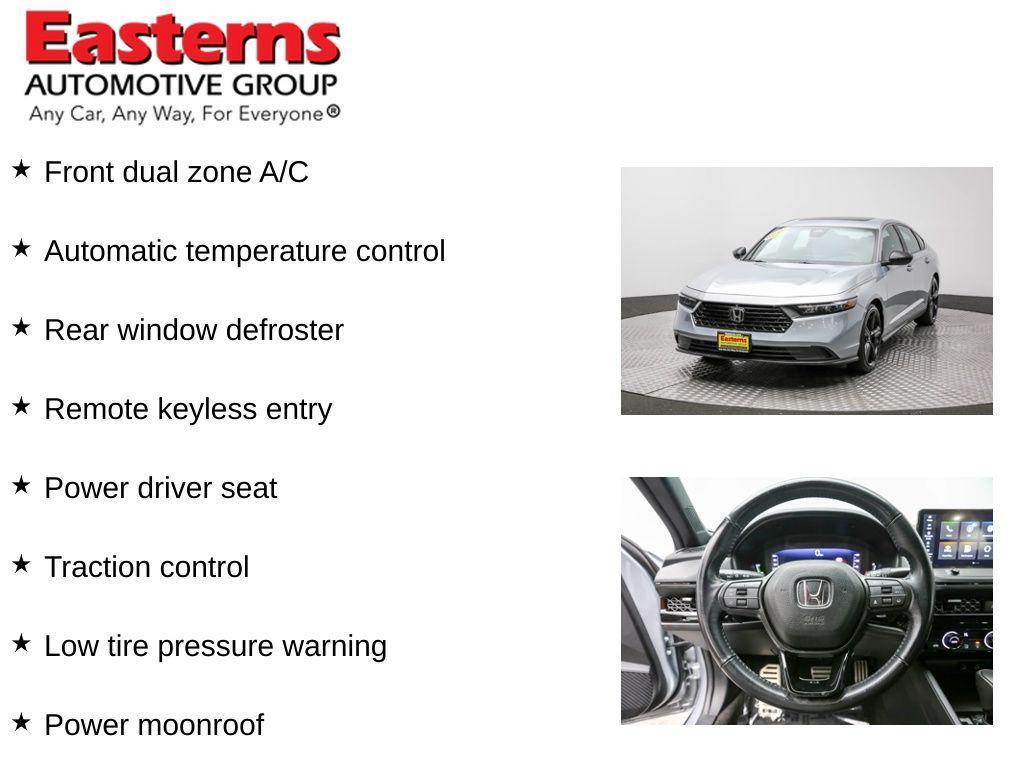 used 2024 Honda Accord Hybrid car, priced at $27,950