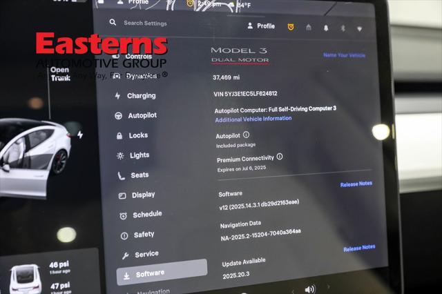 used 2020 Tesla Model 3 car, priced at $27,590