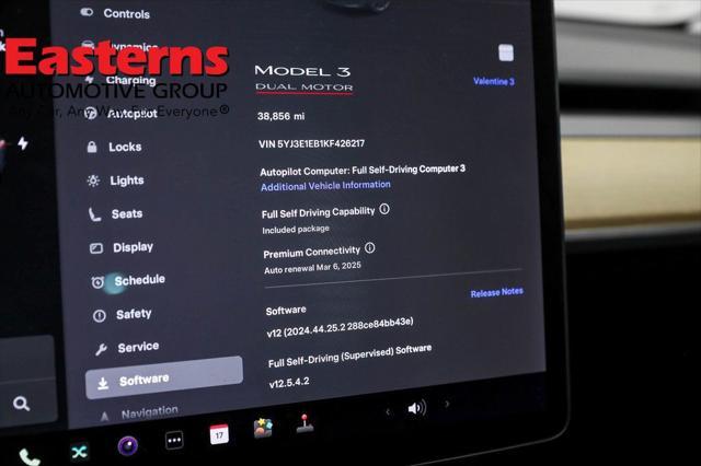 used 2019 Tesla Model 3 car, priced at $27,950