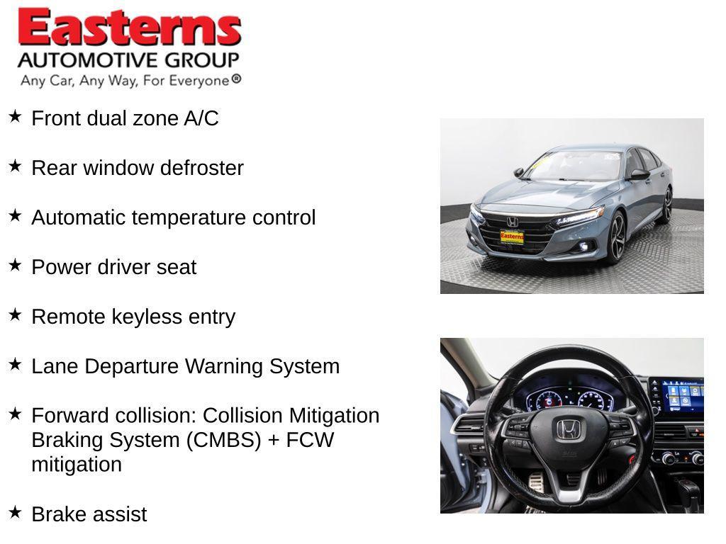 used 2022 Honda Accord car, priced at $26,450