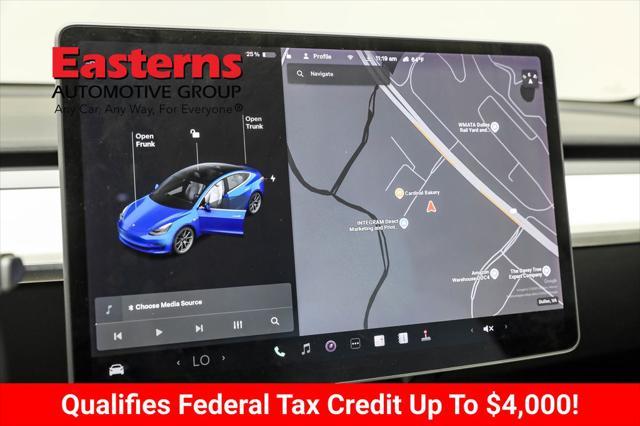 used 2020 Tesla Model 3 car, priced at $22,275