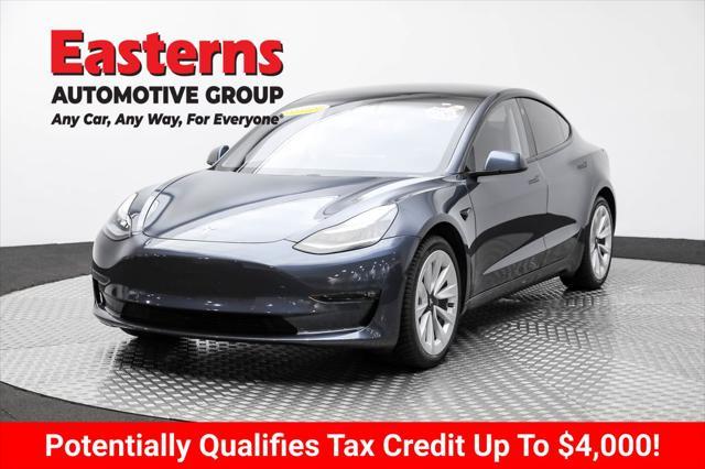 used 2021 Tesla Model 3 car, priced at $25,850