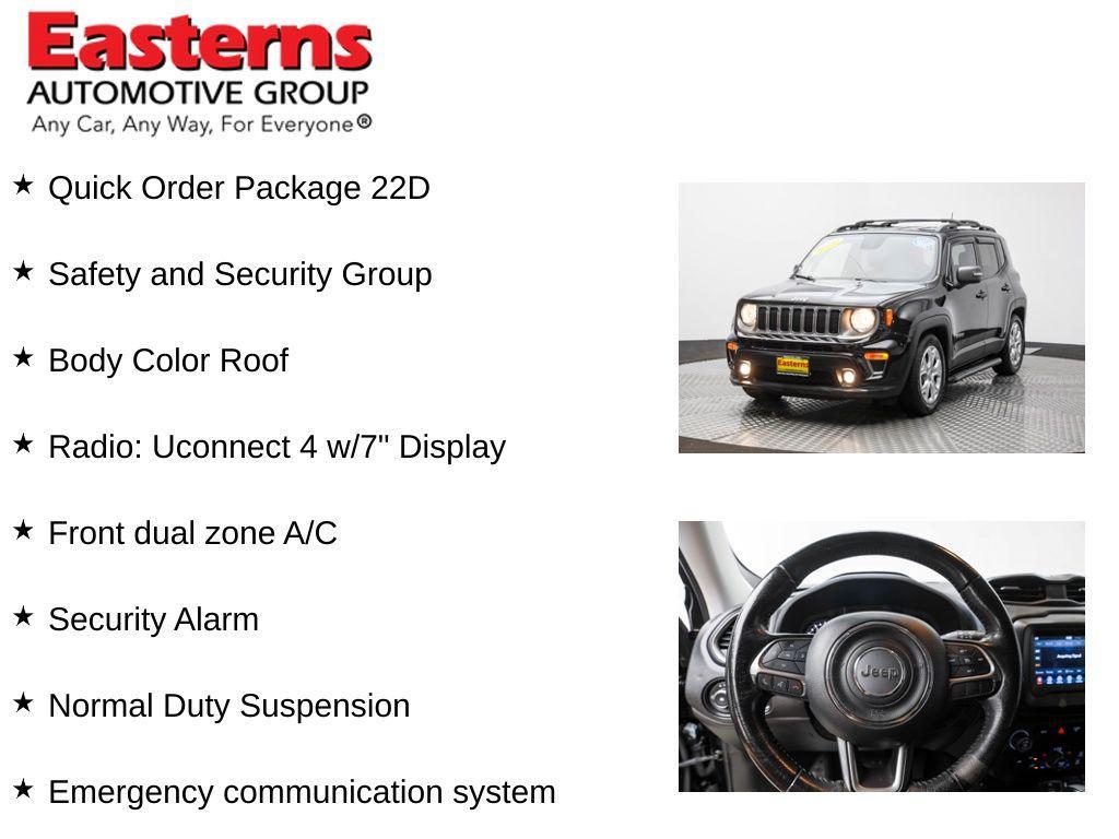used 2020 Jeep Renegade car, priced at $19,290