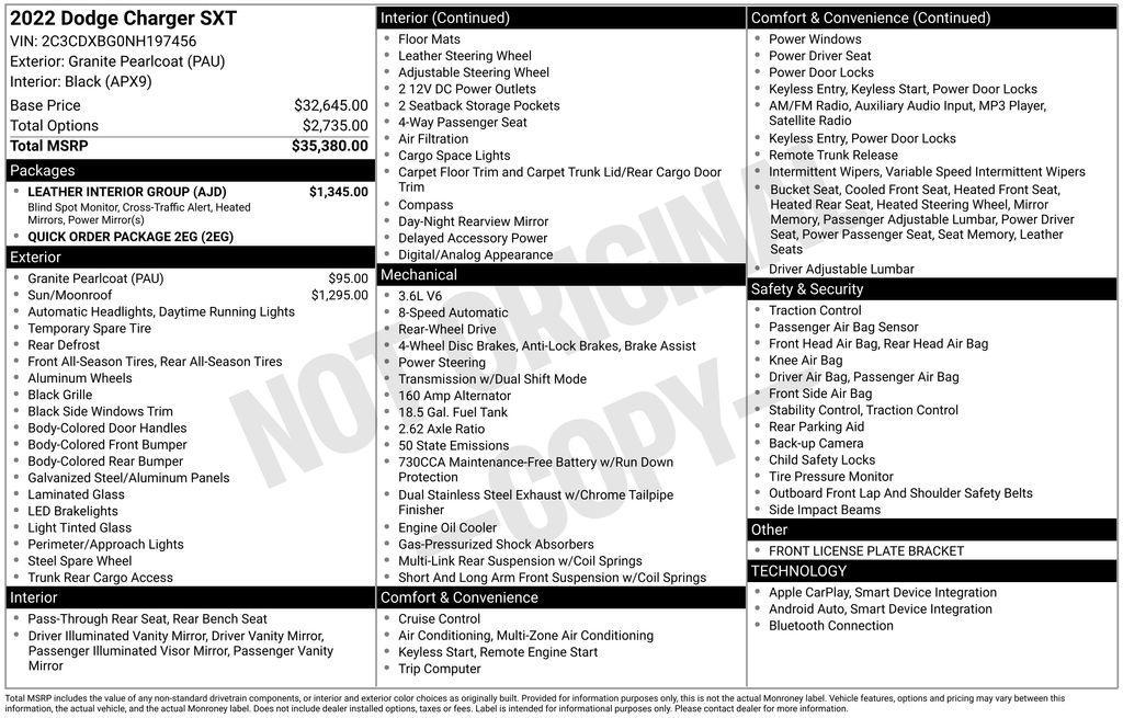 used 2022 Dodge Charger car, priced at $20,950