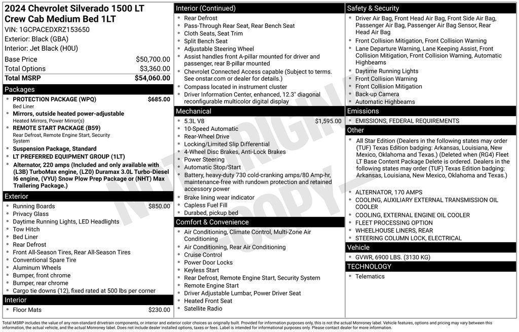 used 2024 Chevrolet Silverado 1500 car, priced at $33,925