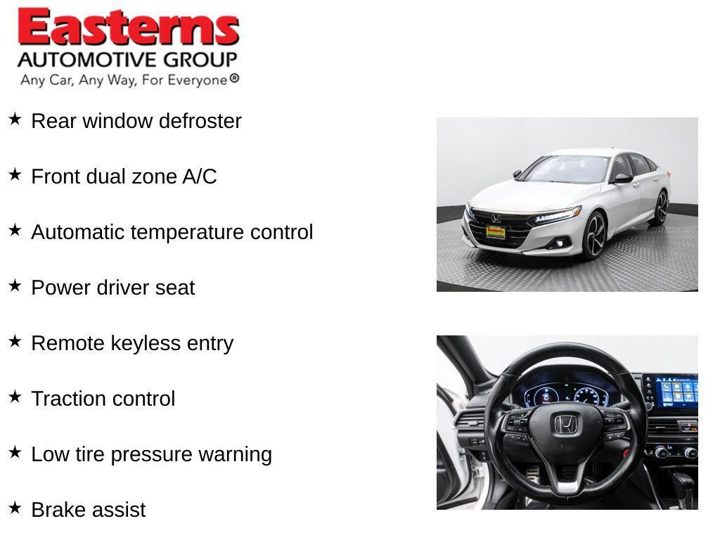 used 2022 Honda Accord car, priced at $26,275