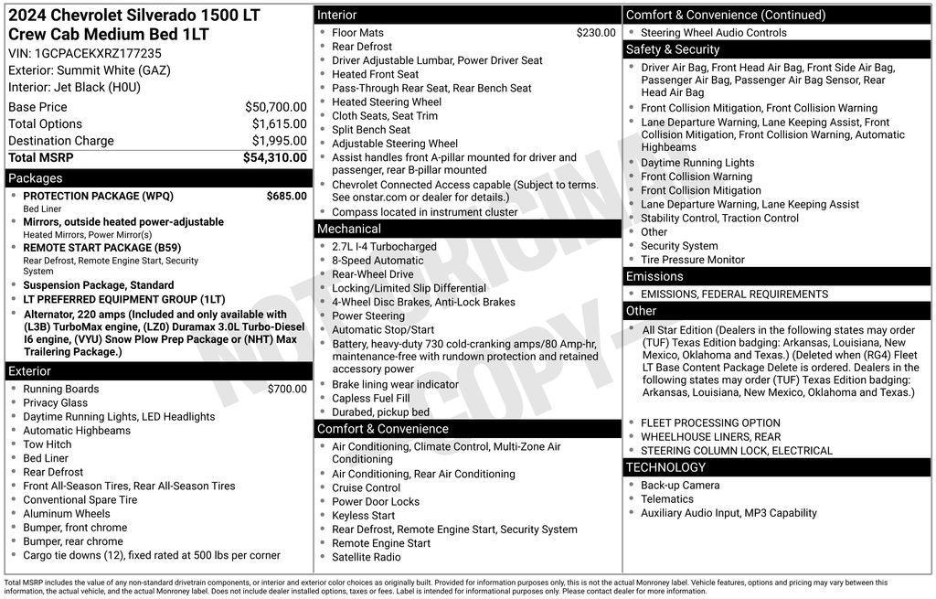 used 2024 Chevrolet Silverado 1500 car, priced at $31,950