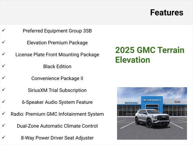 new 2025 GMC Terrain car, priced at $36,925