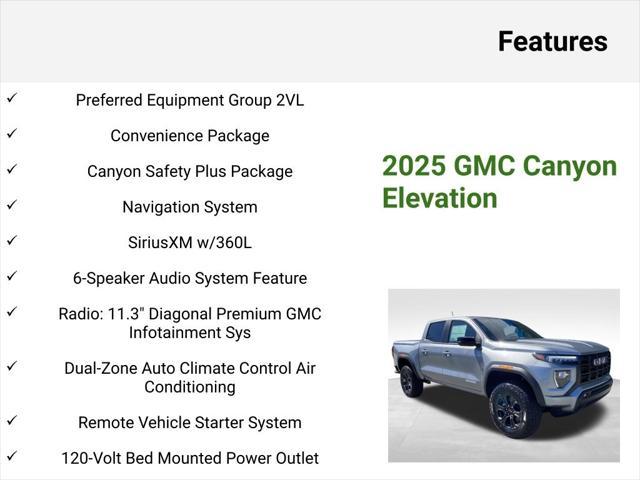 new 2025 GMC Canyon car, priced at $40,991