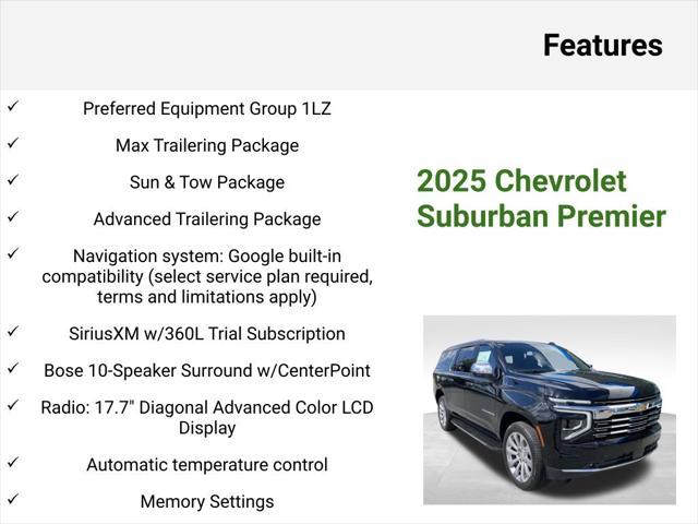 new 2025 Chevrolet Suburban car, priced at $81,811