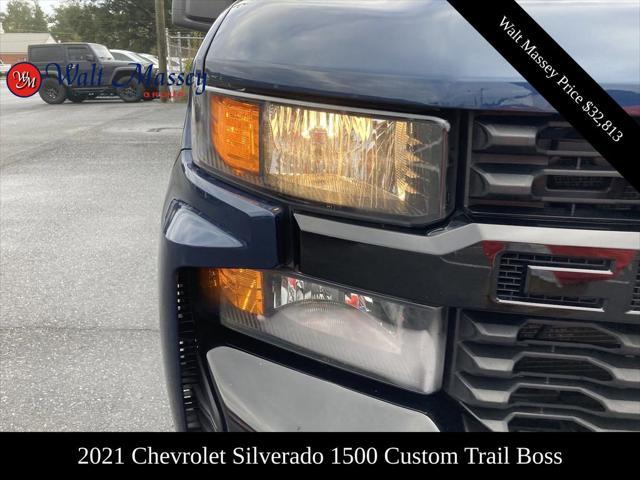 used 2021 Chevrolet Silverado 1500 car, priced at $32,813