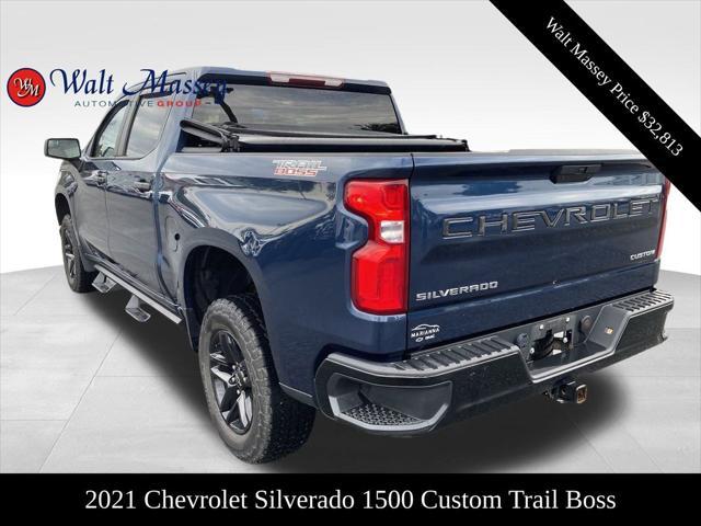 used 2021 Chevrolet Silverado 1500 car, priced at $32,813