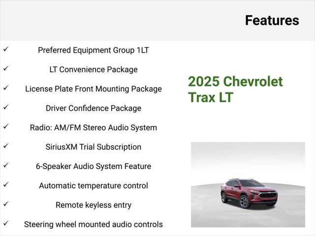 new 2025 Chevrolet Trax car, priced at $25,621