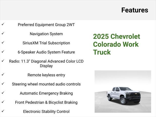new 2025 Chevrolet Colorado car, priced at $32,643