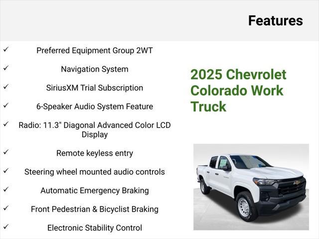 new 2025 Chevrolet Colorado car, priced at $31,685
