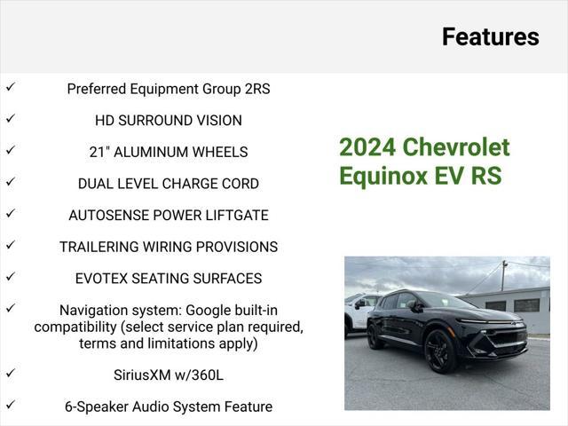 new 2024 Chevrolet Equinox EV car, priced at $36,325