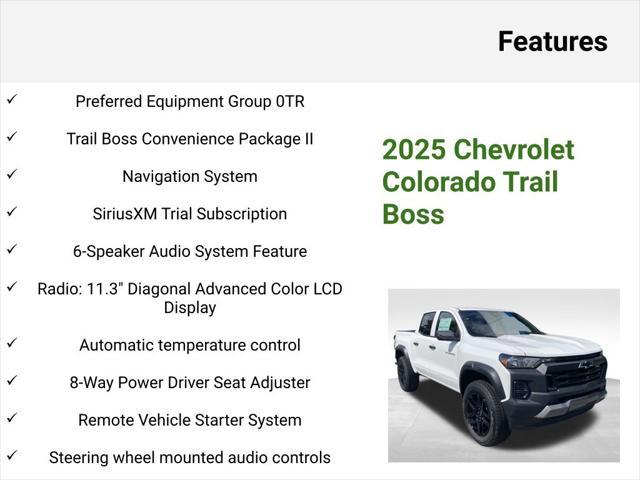 new 2025 Chevrolet Colorado car, priced at $42,345