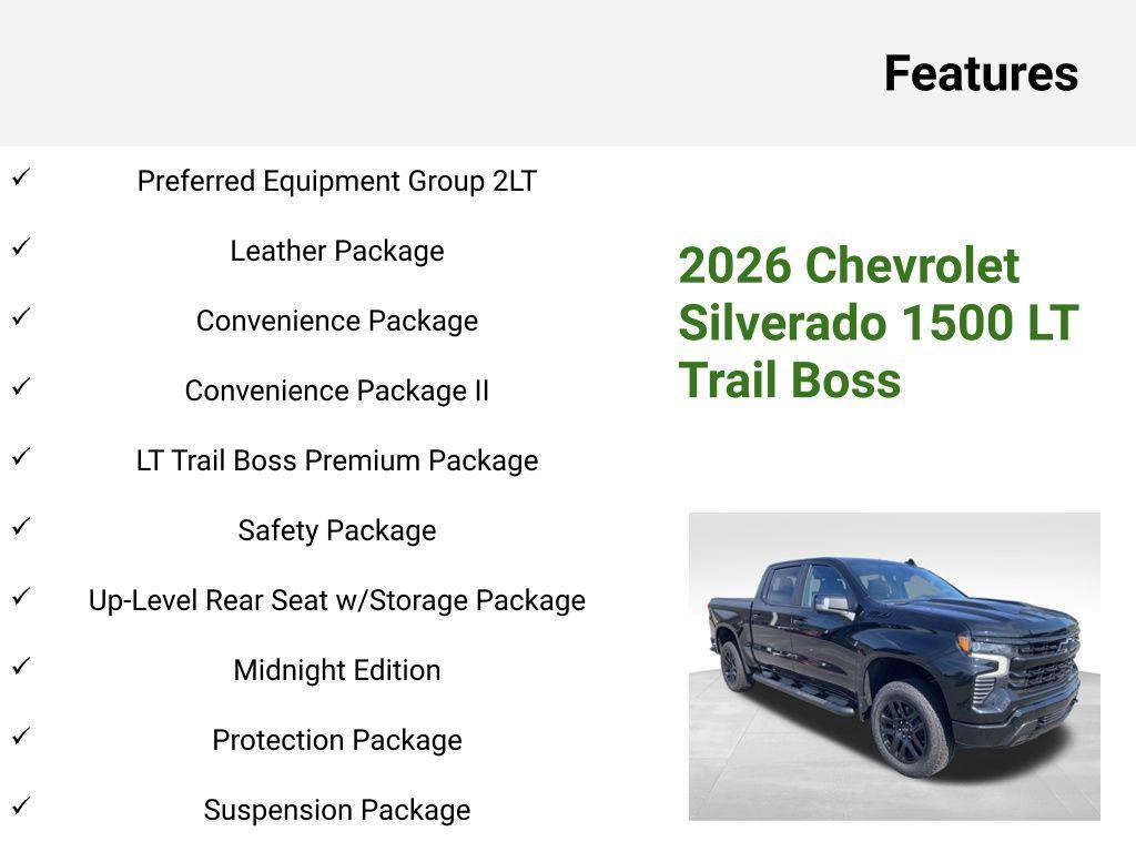 new 2026 Chevrolet Silverado 1500 car, priced at $67,231